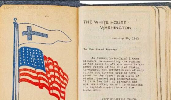 After CNN lambasted Defense Secretary Pete Hegseth for hosting a prayer at the Pentagon, one Navy pilot reminded them that Bibles, from President Franklin D. Roosevelt, were handed out to service members in 1941.