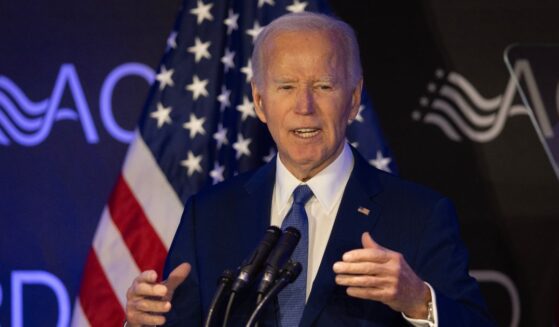 President Joe Biden speaks at a conference hosted by the Advocates, Counselors, and Representatives for the Disabled on April 15, 2025, in Chicago, Illinois.